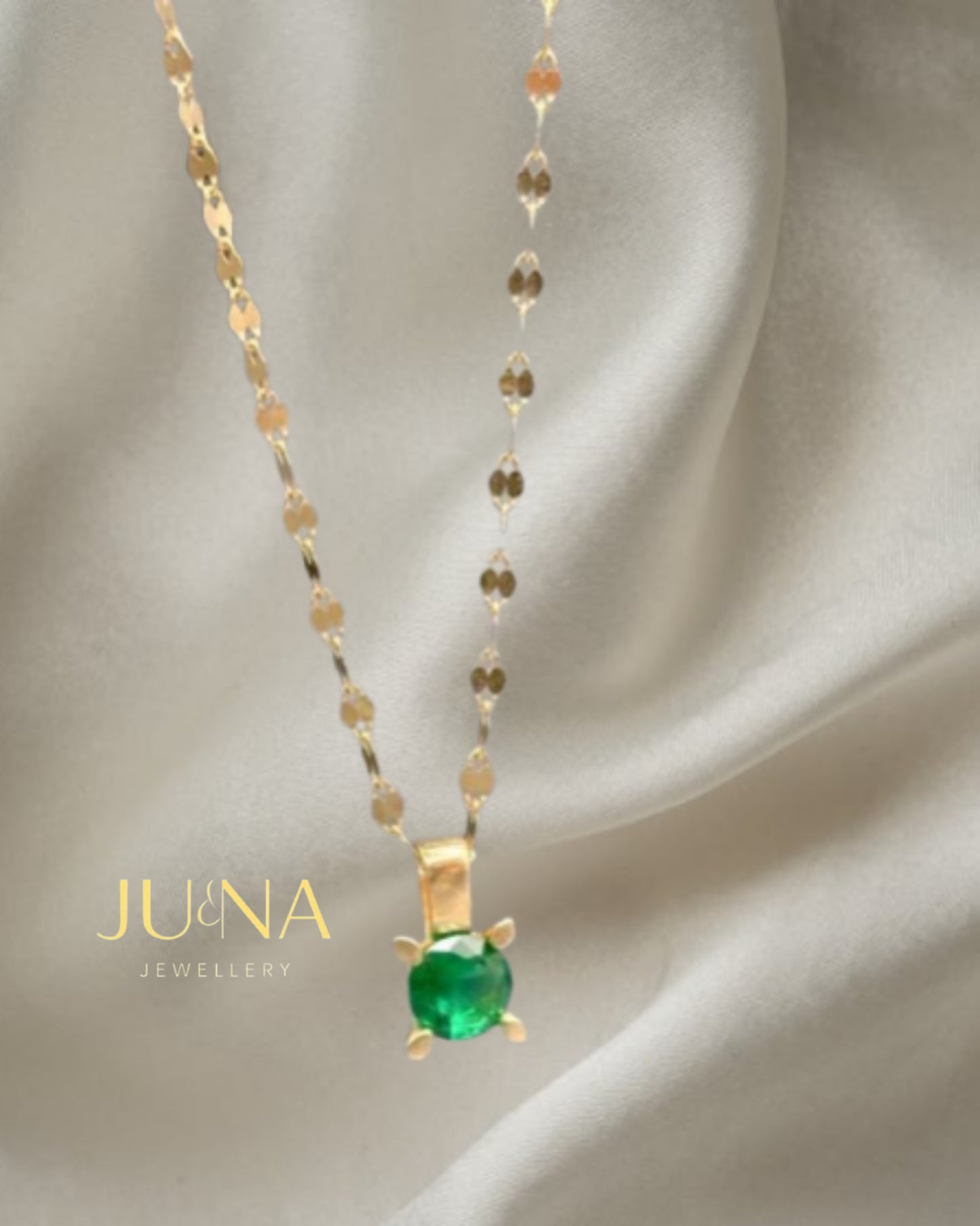 18K Italian Crispeta Chain – 50 cm + Gift Pendant